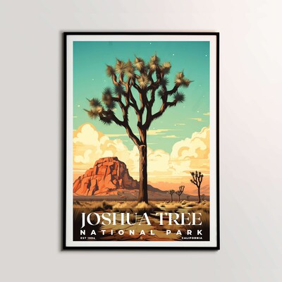 Joshua Tree National Park Poster, Travel Art, Office Poster, Home Decor | S7 - image2